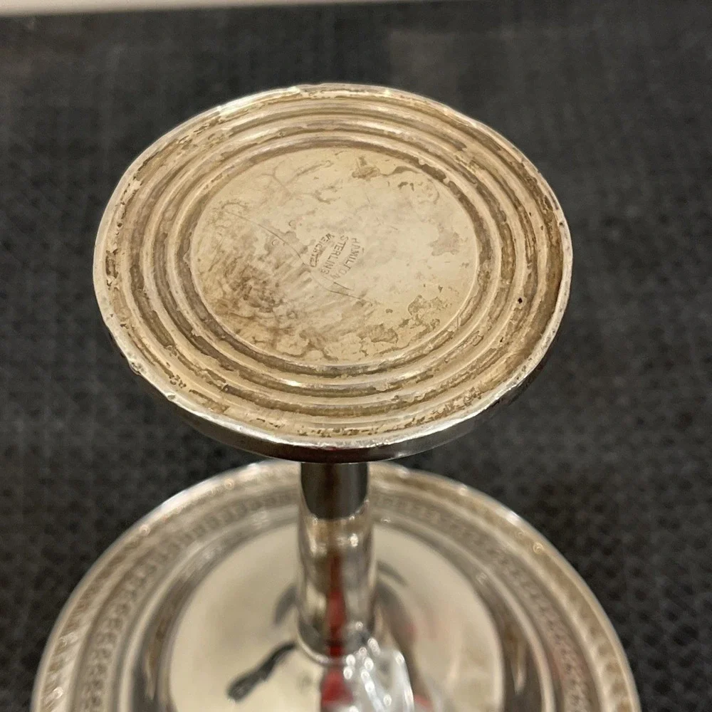 Antique Vtg Hamilton Sterling Silver Compote Candy Dish 6.75